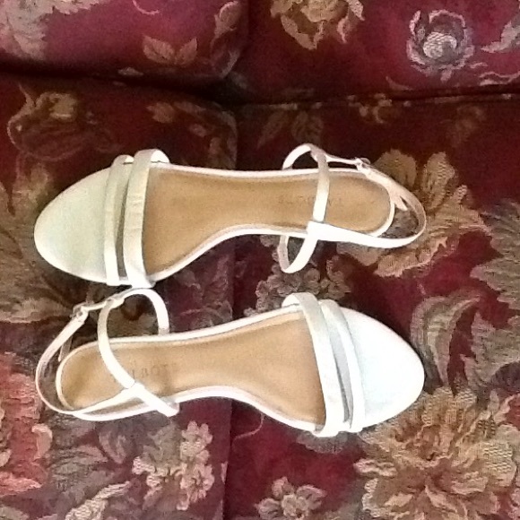 Talbots Shoes - Talbots white strappy sandals